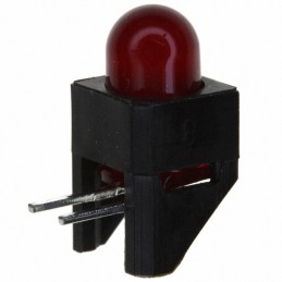 10 pcs : HLMP-D150-C00B2 - LED CBI 5MM RED DIFF RA