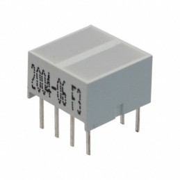 10 pcs : KB2700YW - LED CBI 8.89X3.81MM 2SEG YL VERT