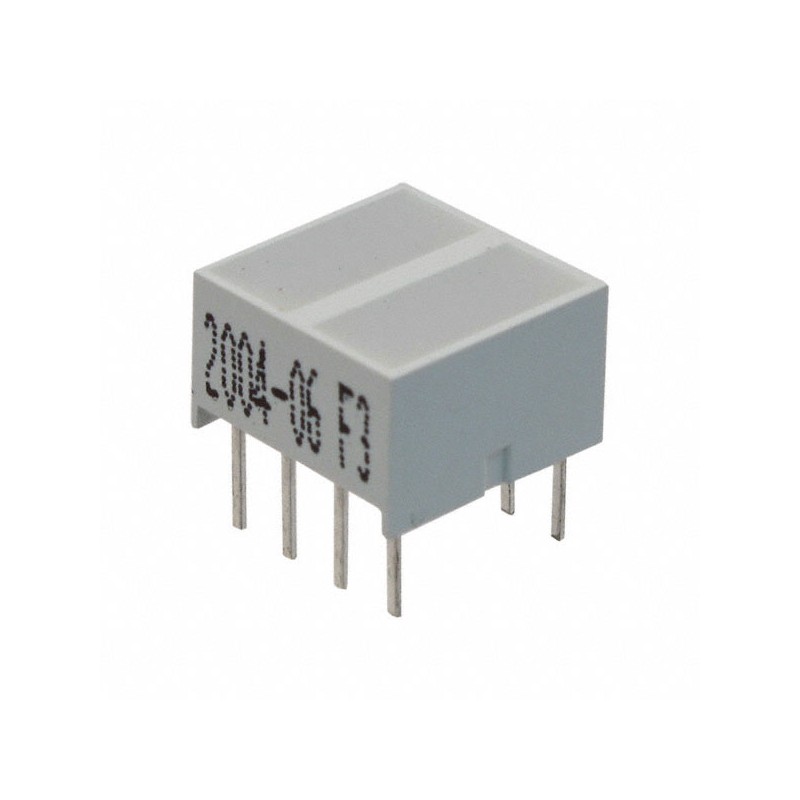 10 pcs : KB2700YW - LED CBI 8.89X3.81MM 2SEG YL VERT