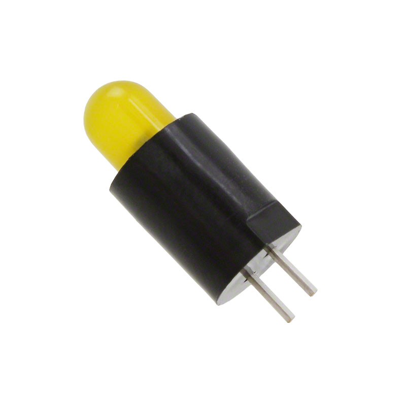 10 pcs : 5612301060F - LED CBI 5MM YELLOW TH PC MNT