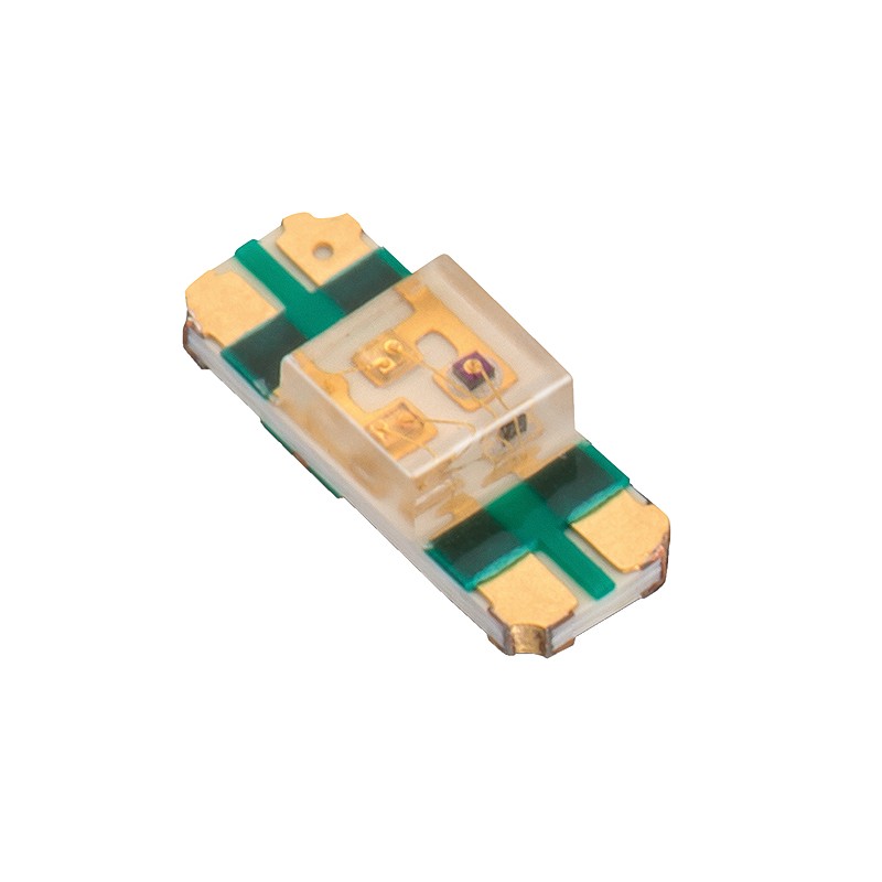 10 pcs : 156125M173000 - LED RGB CLEAR 4SMD BOTTOM ENT