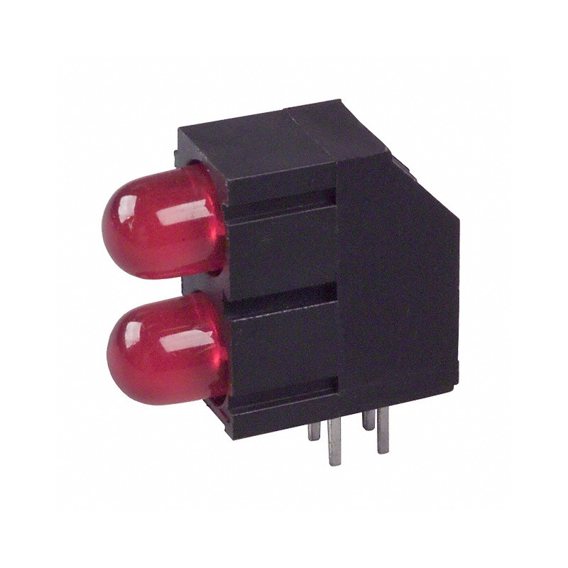 10 pcs : SSF-LXHM250IID - LED CBI 5MM BI-LVL RED RA PC MNT