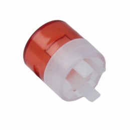 10 pcs : AT4169CB - CAP ROUND INDICATOR RED WHITE