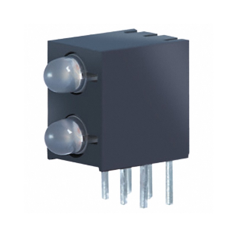 10 pcs : XVO2LUGR86M8 - LED CBI 2.9MM BI-LVL GRN/RED RA