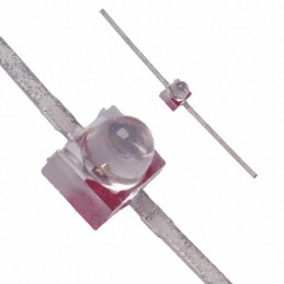 10 pcs : HLMP-6305 - LED RED CLEAR AXIAL T/H AXIAL