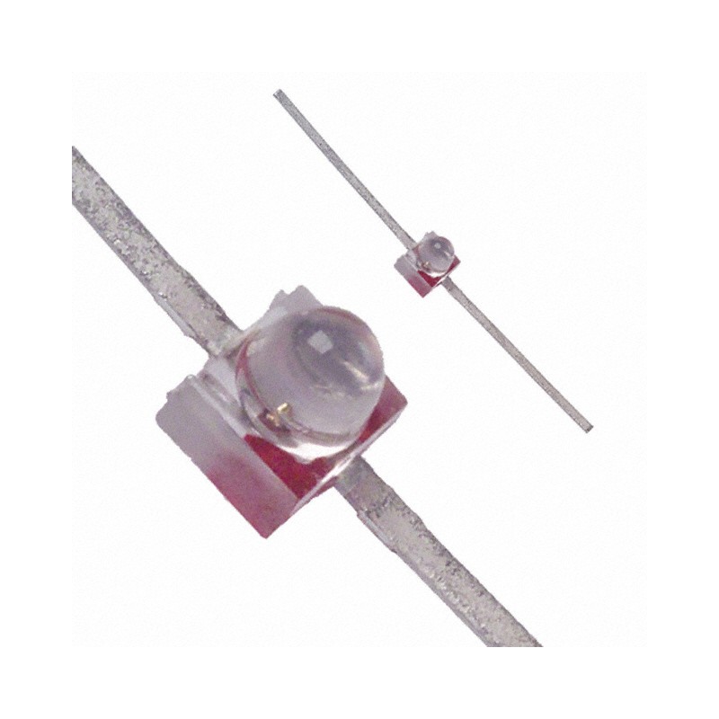 10 pcs : HLMP-6305 - LED RED CLEAR AXIAL T/H AXIAL
