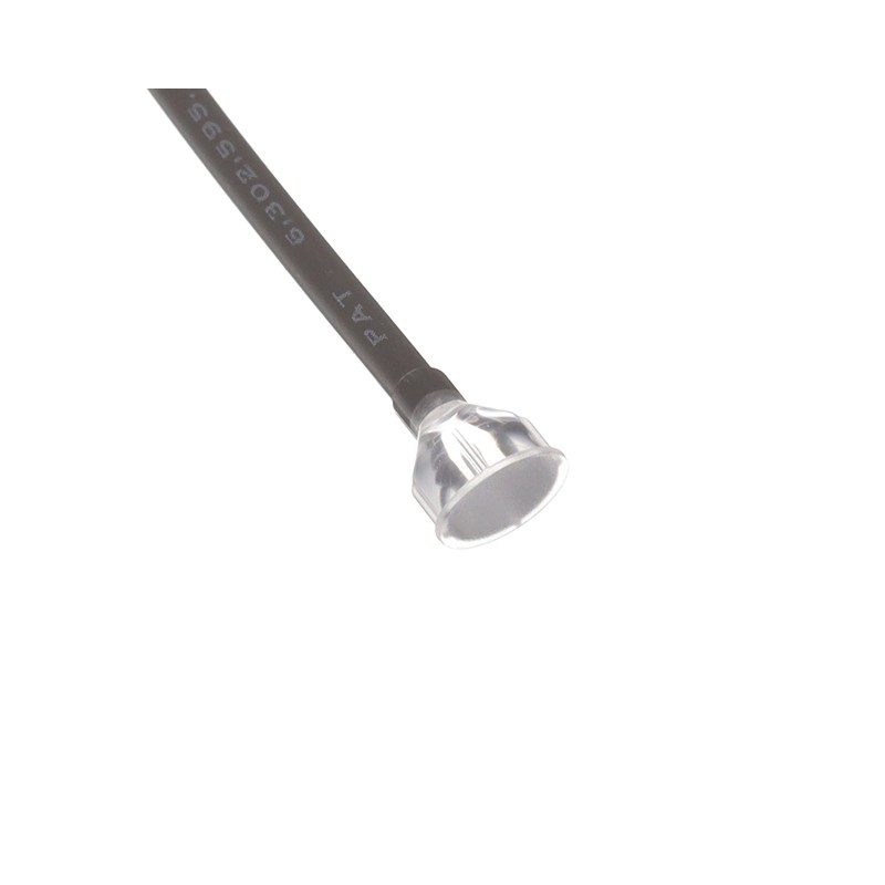 10 pcs : FLPO-1.5 - LIGHT PIPE FLEXIBLE CLEAR OVAL