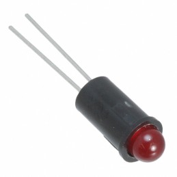 10 pcs : 5595101001F - LED PANEL RED DIFF SNAP-IN STR