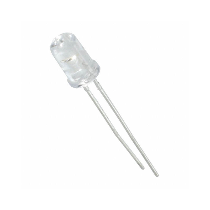 10 pcs : HLMP-CM3G-Y10DD - LED GREEN CLEAR T-1 3/4 T/H