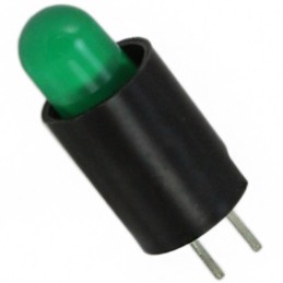 10 pcs : 5612201060F - LED CBI 5MM GRN TH PC MNT