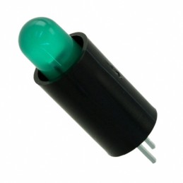 10 pcs : 5612201070F - LED CBI 5MM GRN TH PC MNT