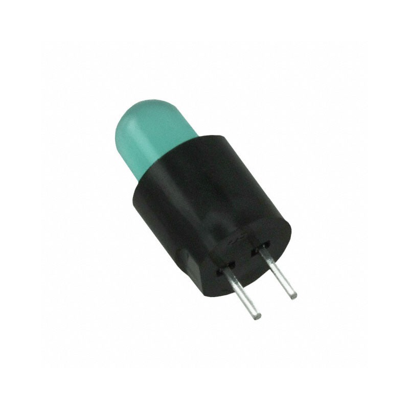 10 pcs : 5611301050F - LED CBI 5MM GRN TH PC MNT