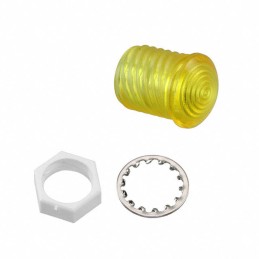 10 pcs : CMC_441_YTP - LENS YLW FRESNEL RING PANEL MNT