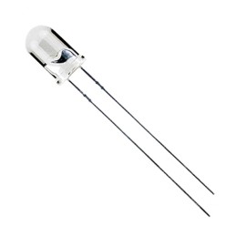 10 pcs : LTH5MM12VFR4400 - LED WHITE CLEAR T-1 3/4 T/H