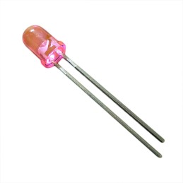 10 pcs : QBL8IR215PKT - 5MM (T1-3/4), PINK LENS