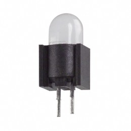 10 pcs : 5505504F - LED CBI 5MM RED TH PC MNT