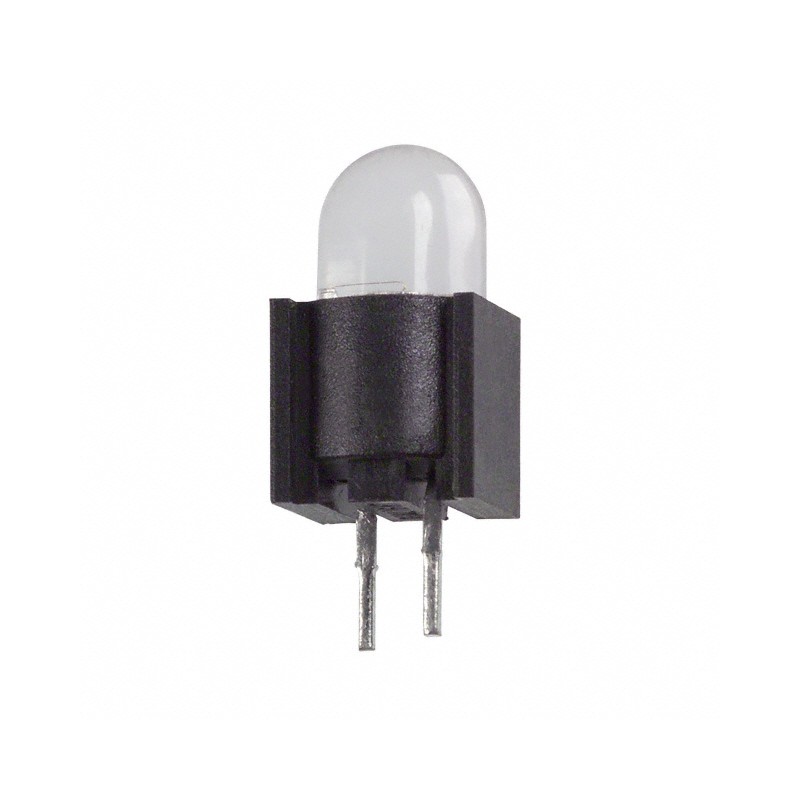 10 pcs : 5505504F - LED CBI 5MM RED TH PC MNT