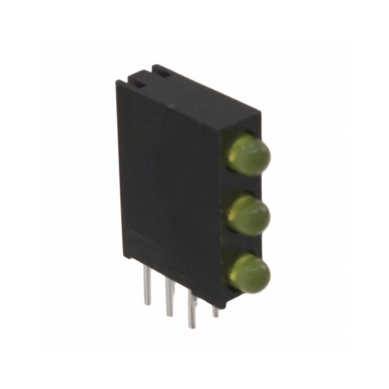 10 pcs : WP934SA/3YD - LED CBI 3MM 3X1 YELLOW RA