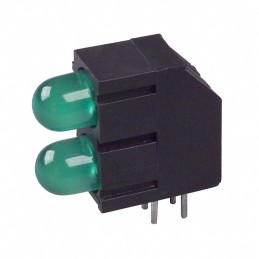 10 pcs : SSF-LXHM250GGD - LED CBI 5MM BI-LVL GREEN RA