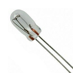 10 pcs : 7216 - LAMP INCAND T-1 WIRE TERM 5V