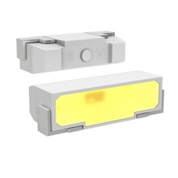 10 pcs : SMS1105UWDN - LED NEUT WHT DIFF 2PLCC SMD R/A