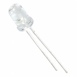 10 pcs : HLMP-CM3A-Z10DD - LED GREEN CLEAR T-1 3/4 T/H