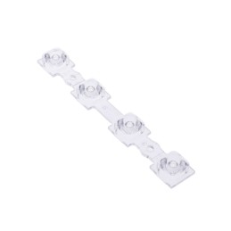 10 pcs : C17819_DAISY-4X1-M-US - LENS CLR 35DEG WIDE SCREW SNAP