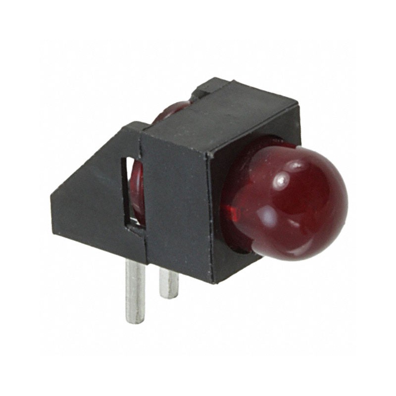 10 pcs : HLMP-3600-D00B2 - LED CBI 5MM RED RA HOUSING