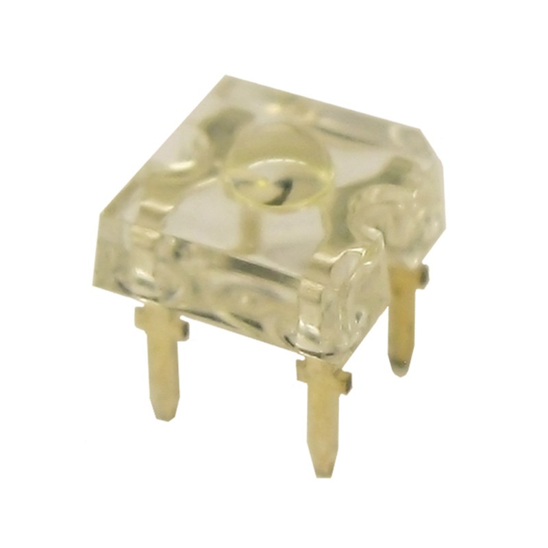 10 pcs : XSFWCB983W - LED 7.6MM SQ WH SMD