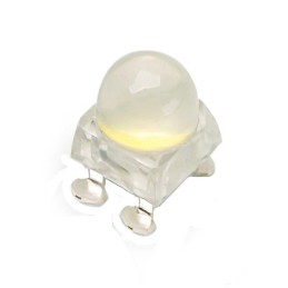 10 pcs : ALMD-CY3G-YZ002 - LED WHITE RND DIFF 4SMD