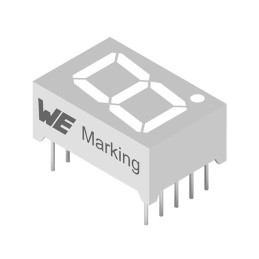10 pcs : 157142B12703 - WL-T7DS 7 SEGMENTS DISPLAY THT S