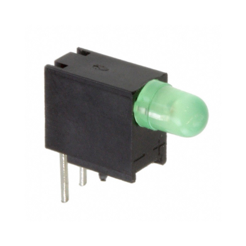 10 pcs : 5511311F - LED CBI 3MM GREEN LOW CUR RA