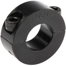 1 pcs - Huco Shaft Collar Two Piece Clamp Screw, Bore 20mm, OD 40mm, W 15mm, Steel