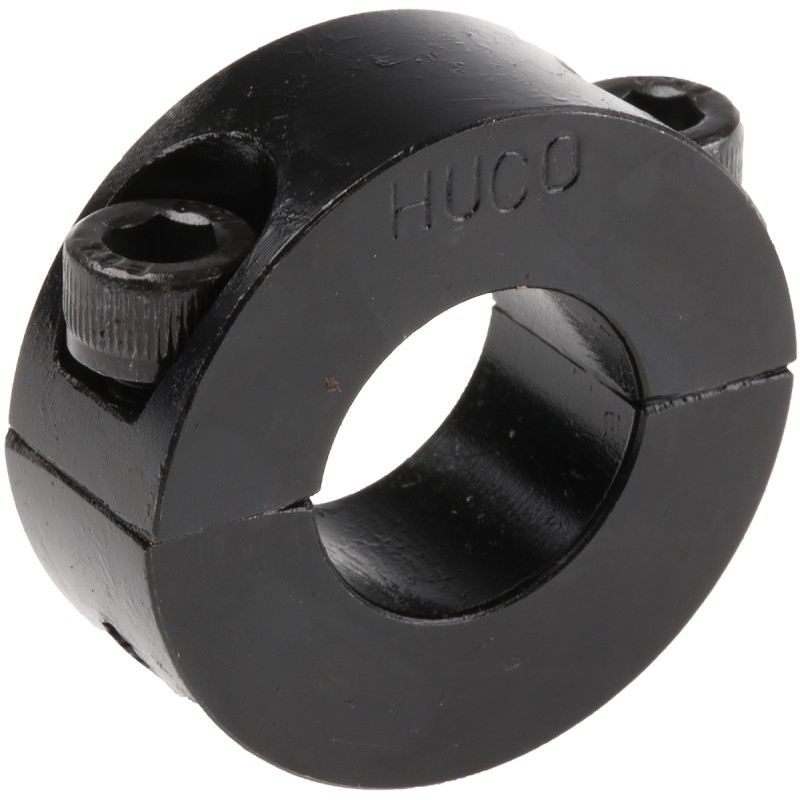 1 pcs - Huco Shaft Collar Two Piece Clamp Screw, Bore 20mm, OD 40mm, W 15mm, Steel