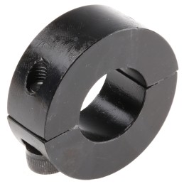 1 pcs - Huco Shaft Collar Two Piece Clamp Screw, Bore 20mm, OD 40mm, W 15mm, Steel