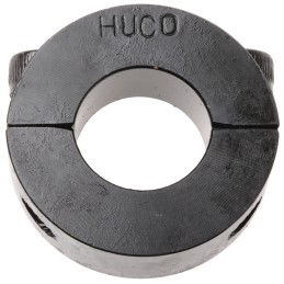 1 pcs - Huco Shaft Collar Two Piece Clamp Screw, Bore 20mm, OD 40mm, W 15mm, Steel