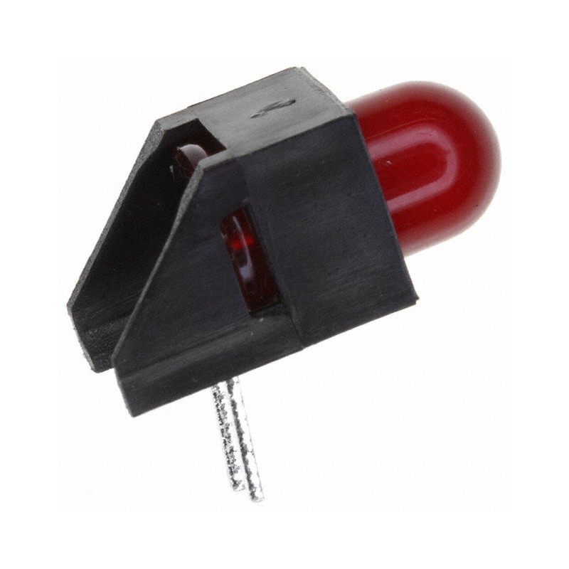 10 pcs : HLMP-3301-F00B2 - LED CBI 5MM RED RA HOUSING