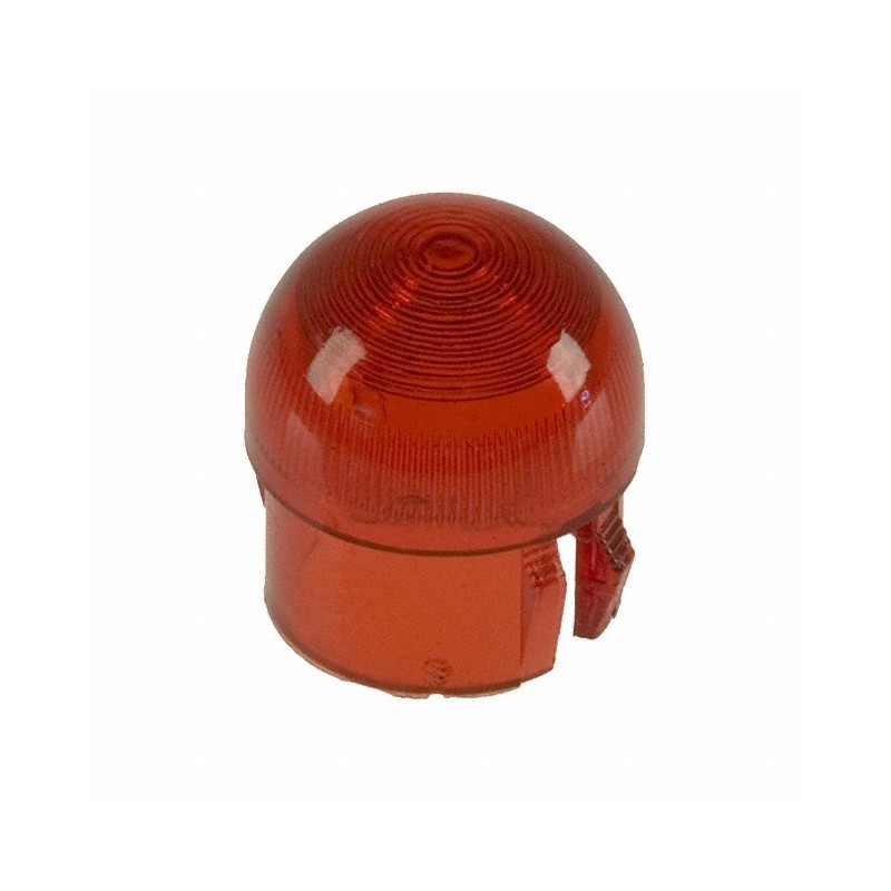 10 pcs : 4341 - LENS RED WIDE SNAP-IN