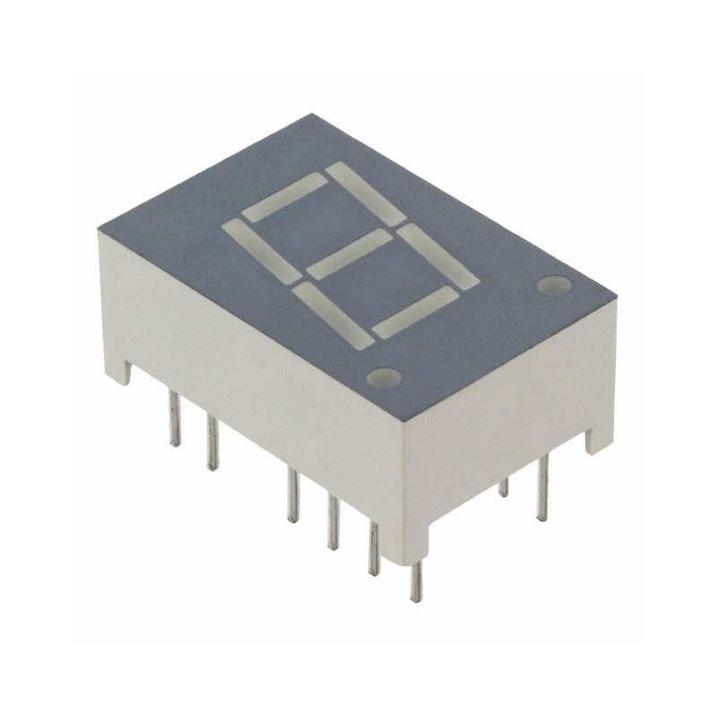 10 pcs : SC03-12GWA - DISPLAY 7SEG 0.3' SGL GRN 14DIP