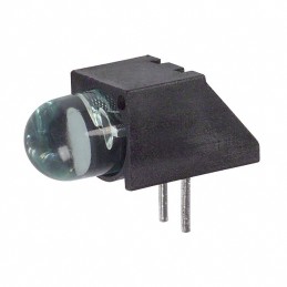 10 pcs : 5505607F - LED CBI 5MM GREEN RA PC MNT