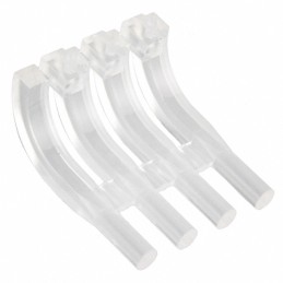 10 pcs : 5151052F - LIGHT PIPE 4 ELEMENT RJ45