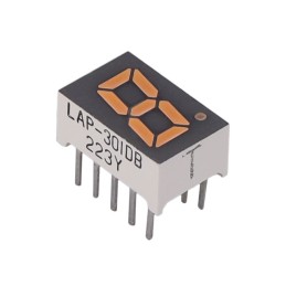 10 pcs : LAP-301DB - HIGH BRIGHTNESS NUMERIC LED DISP