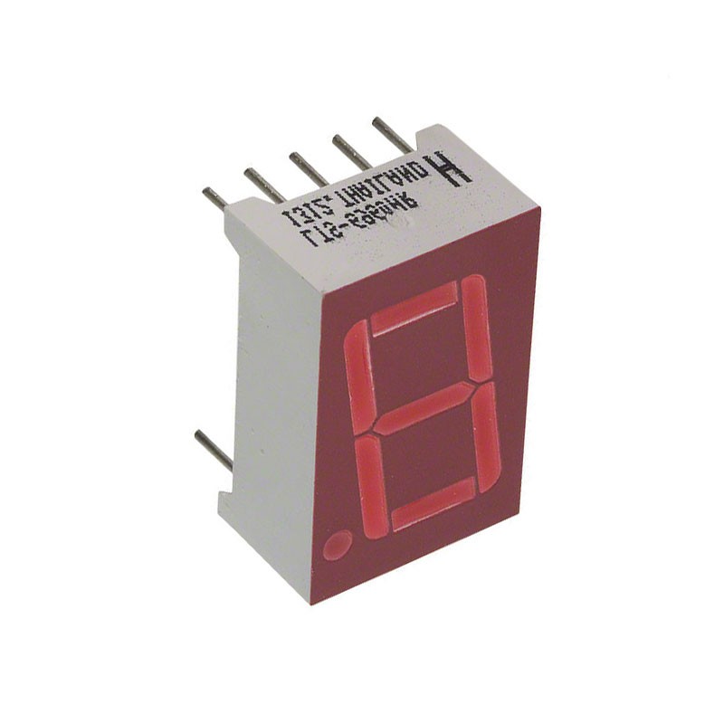 10 pcs : LTS-6960HR - DISPLAY 7SEG 0.56' SGL RED 10DIP