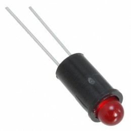 10 pcs : 5592101001F - LED PANEL RED DIFF 2.2V SNAP-IN