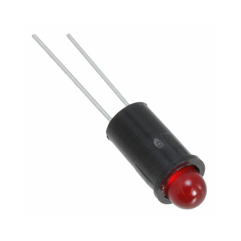 10 pcs : 5592101001F - LED PANEL RED DIFF 2.2V SNAP-IN