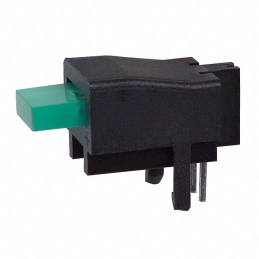 10 pcs : 5660207F - LED CBI 2MMX5MM GREEN RA PC MNT