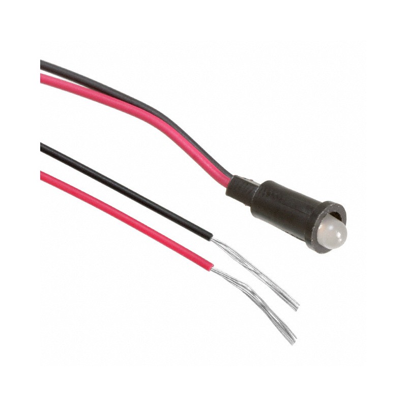 10 pcs : 5583201027F - LED PMI SNAP-IN YLW/GRN PVC FREE