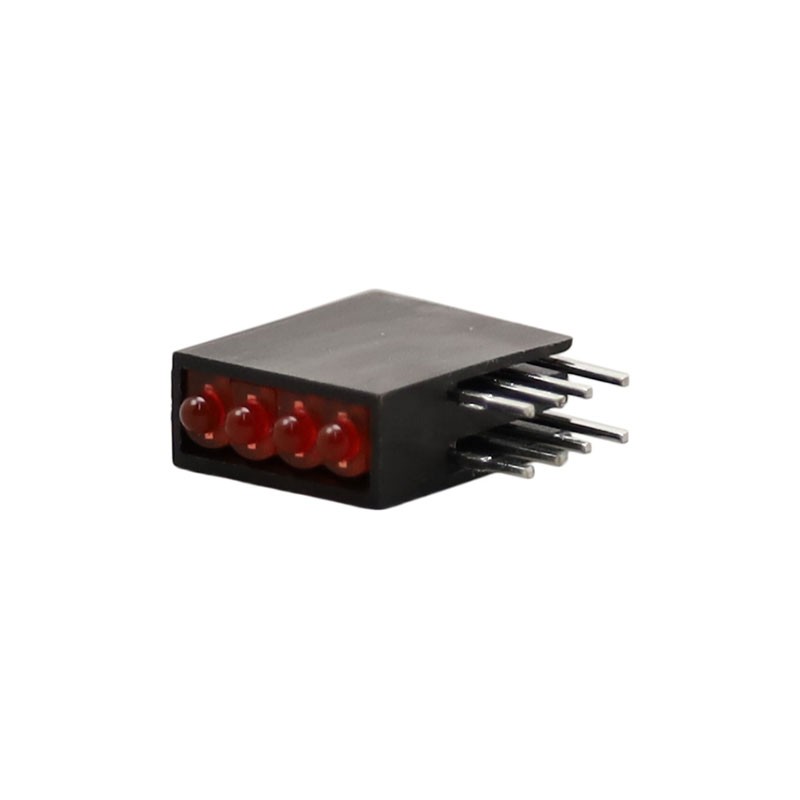 10 pcs : H485CHDL - LED CBI 1.8MM QUAD RED DIFF
