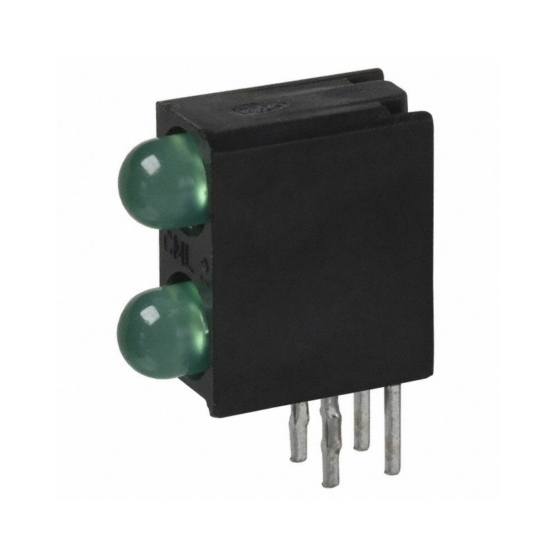 10 pcs : 553-0122 - LED CBI 3MM BI-LVL GREEN RA