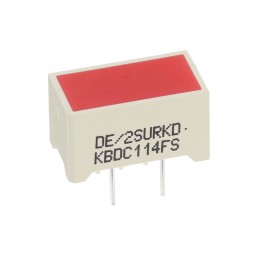 10 pcs : DE2SURKD - LED LGT BAR 14X7.5MM RED